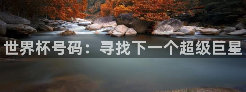 世预赛赛程表：世界杯号码：寻找下一个超级巨星